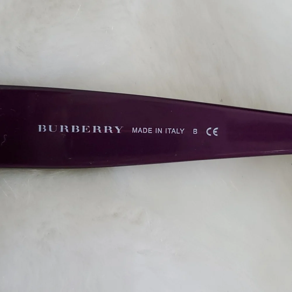 Authentic Burberry sunglasses purple used women